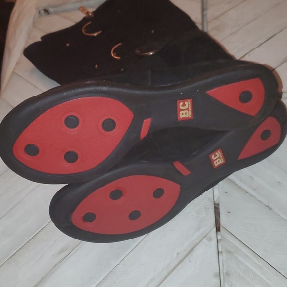 B. C Footware S. 10 Black Suede Knee High Boots - Picture 6 of 8